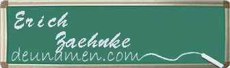 Erich Zaehnke Visitenkarte